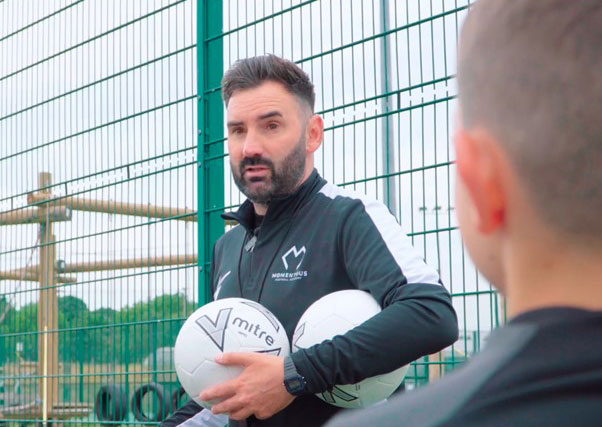 Jimmy Whitehead at Momentous Football Academy